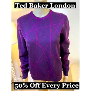 Ted Baker London, 100% Merino Wool Sweater Sz 8. New Condition